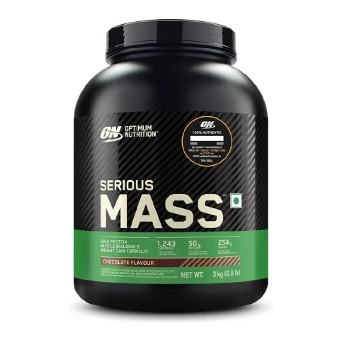 ON (Optimum Nutrition) Serious Mass, 3 kg (6.6 lb), Chocolate (Chocolate)