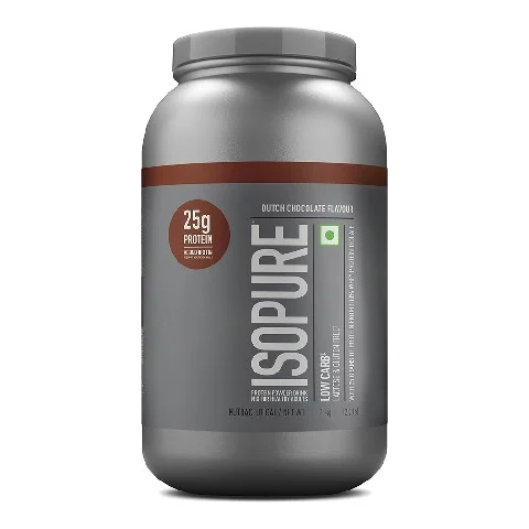 Isopure 100% Whey Protein Isolate, 1 kg (2.2 lb), Low Carb - Dutch Chocolate (Dutch Chocolate)